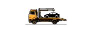 black orange vintage tow truck logo (2)